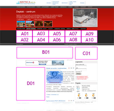 reklama na www.krynica.net.pl