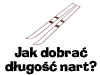 jak dobrać długość   nart