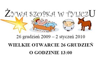 żywa szopka w   tyliczu