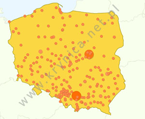 Mapa wejść portalu www.krynica.net.pl