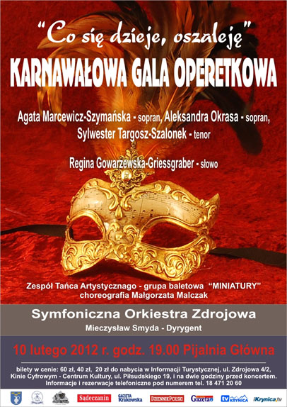 karnawałowa gala operetkowa