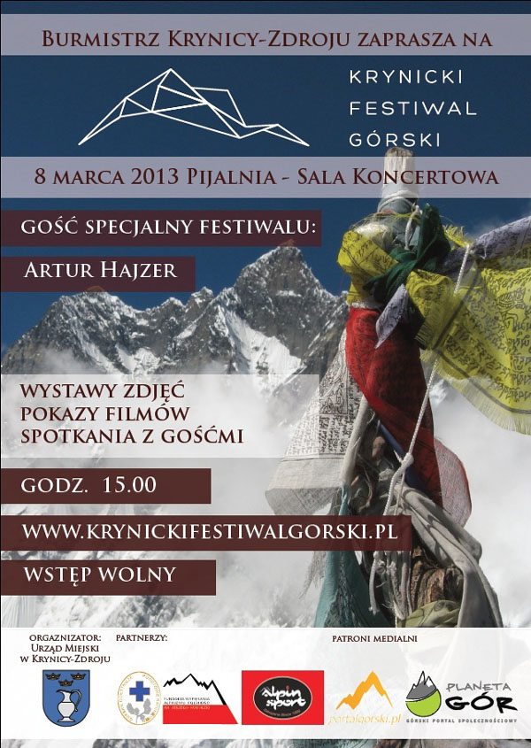 Krynicki Festiwal Górski - plakat