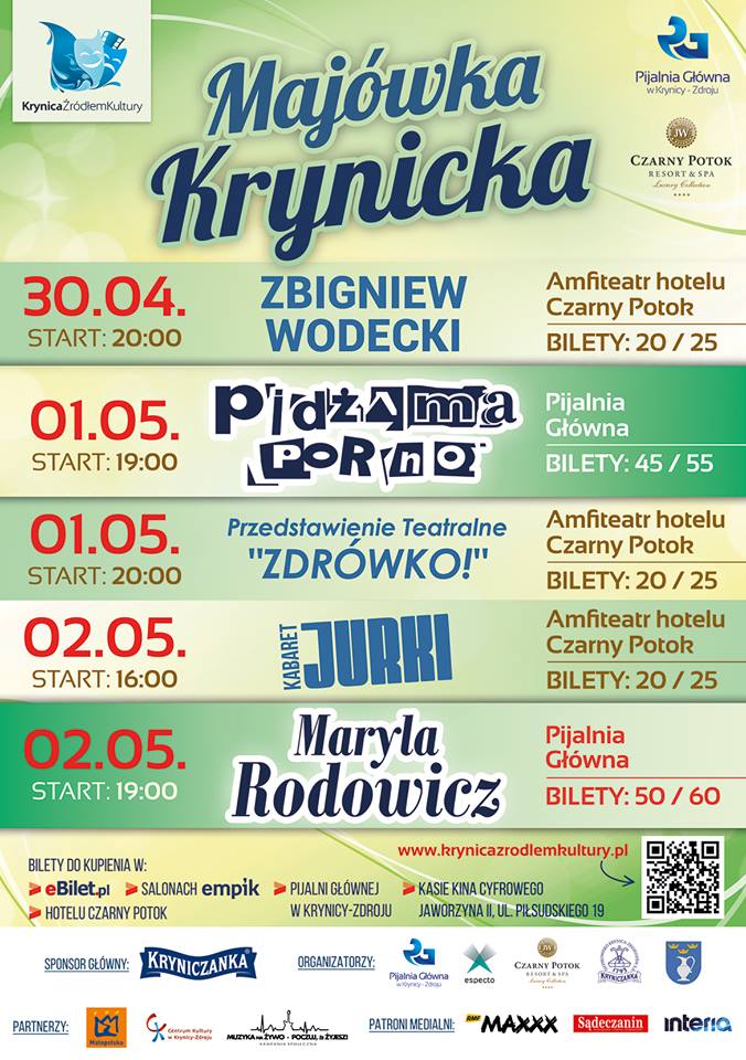 Majówka Krynicka 2015 - plakat