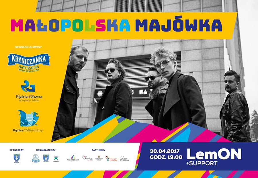 Małopolska Majówka 2017 - zespół LemON - plakat