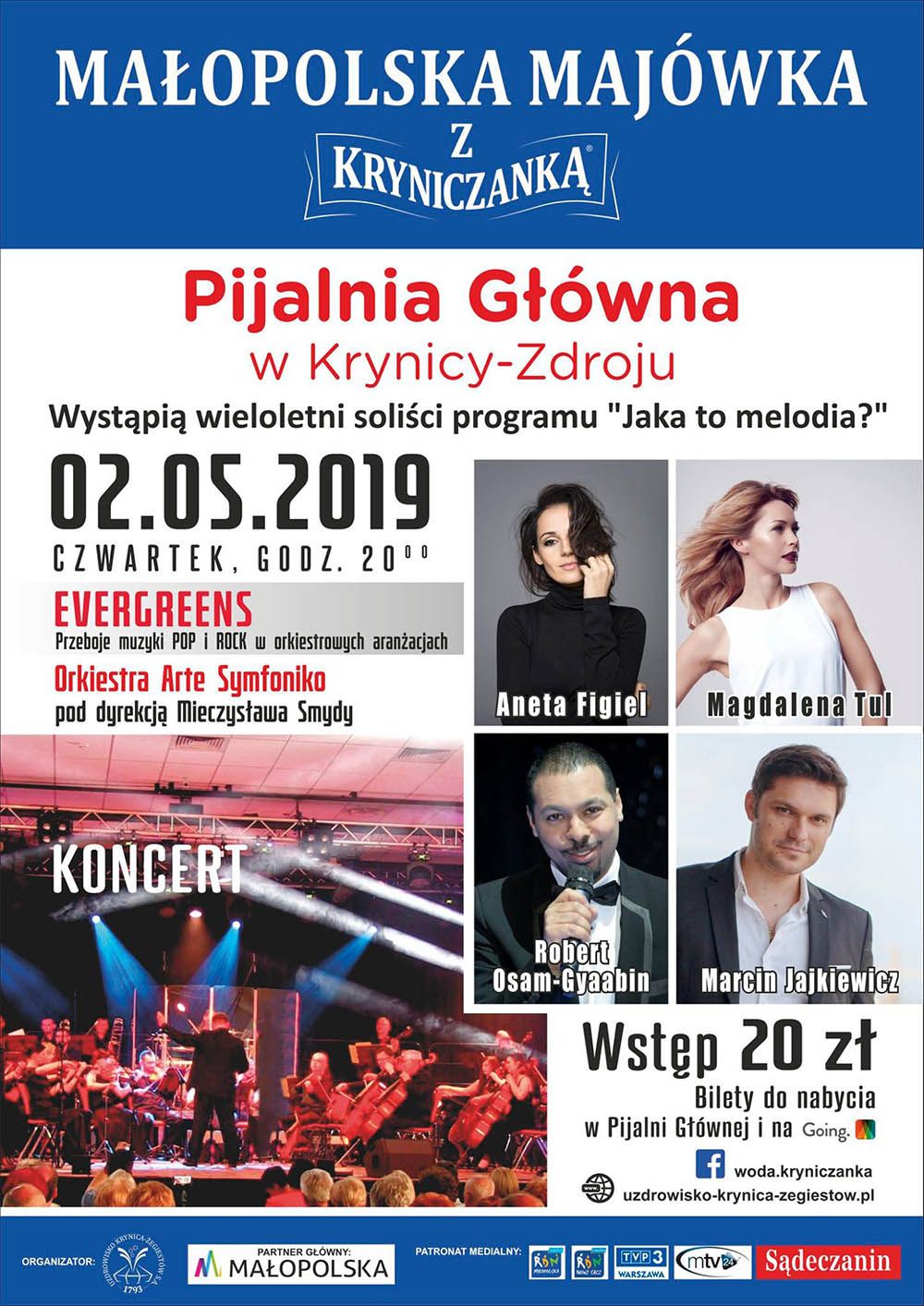 Małopolska Majówka z Kryniczanką - plakat