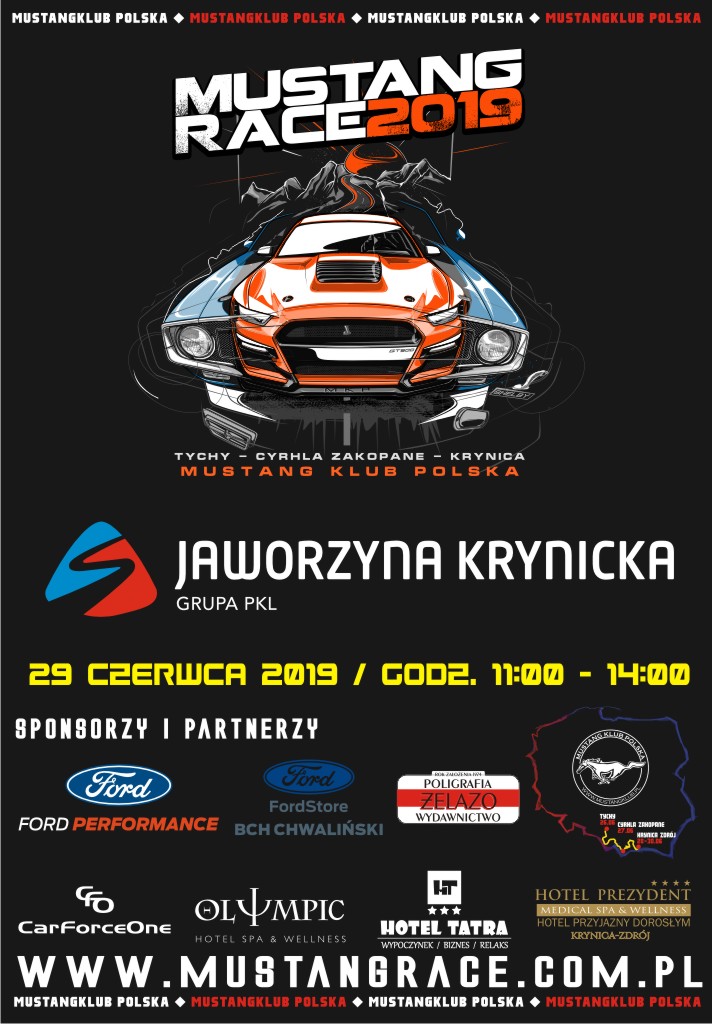 Mustang Race 2019 - plakat